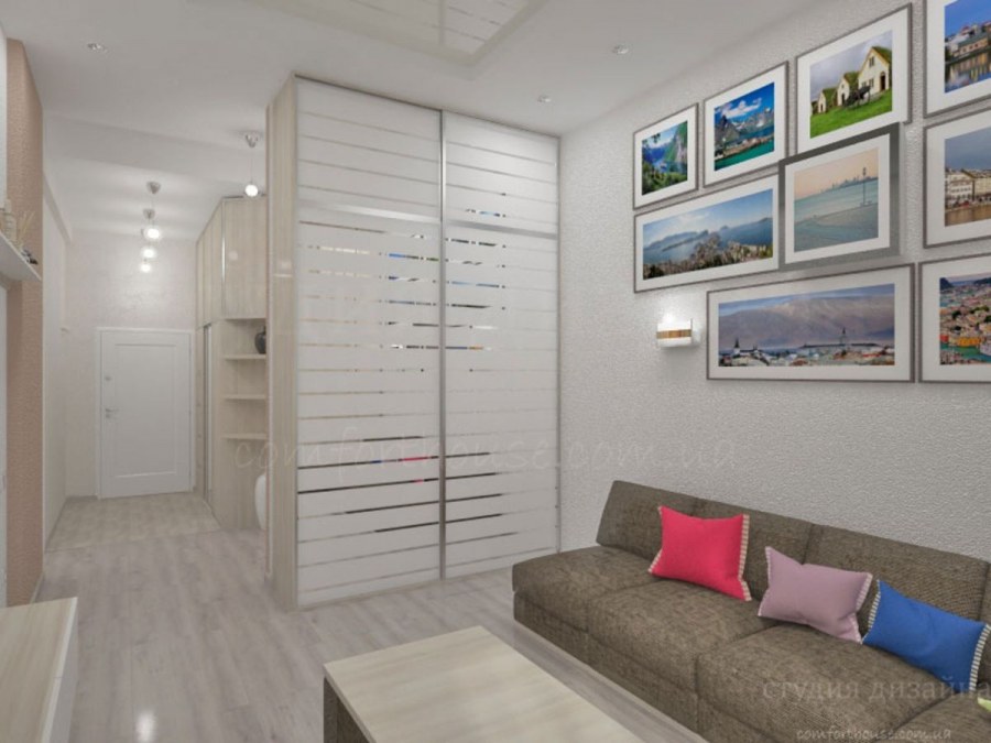 План двухкомнатной квартиры с размерами и мебелью