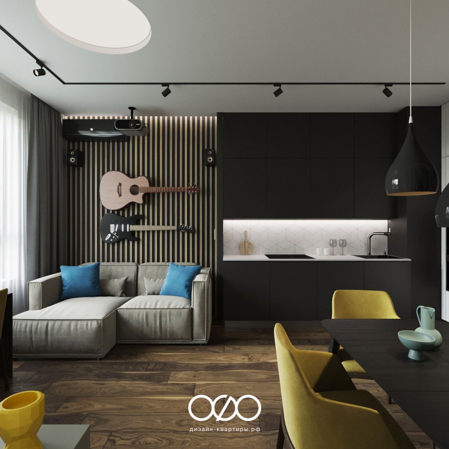 Проект двухкомнатной квартиры 5