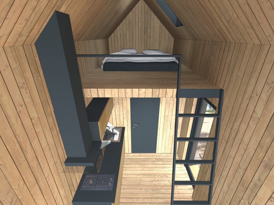 Барнхаус 4х6 с антресолью