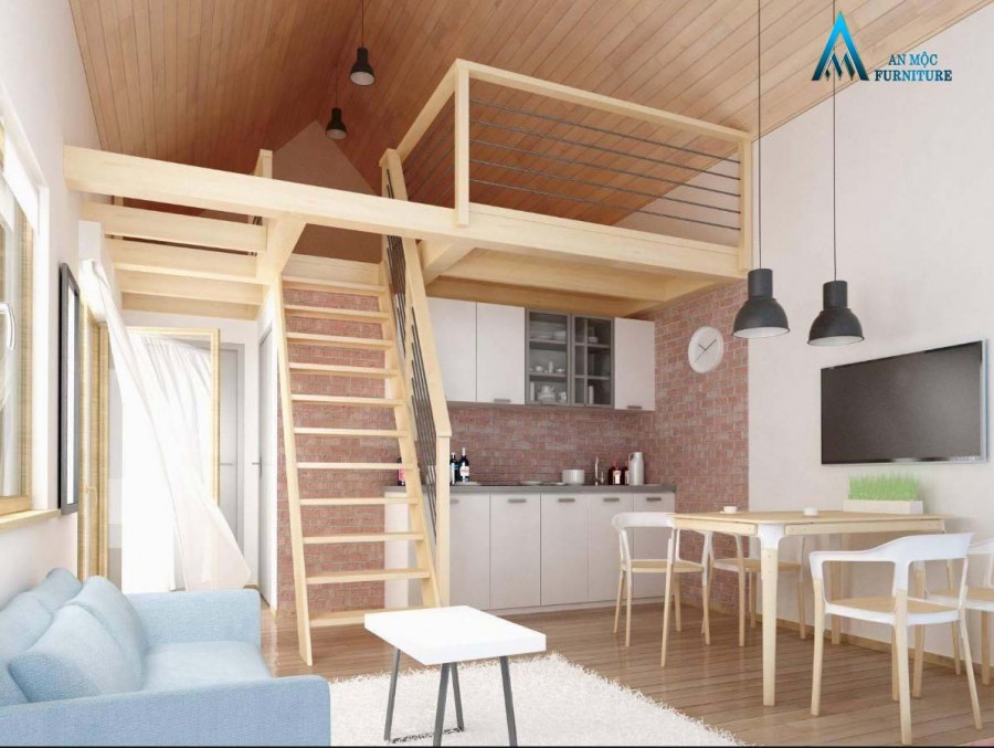 Дачный дом с лофтом проект