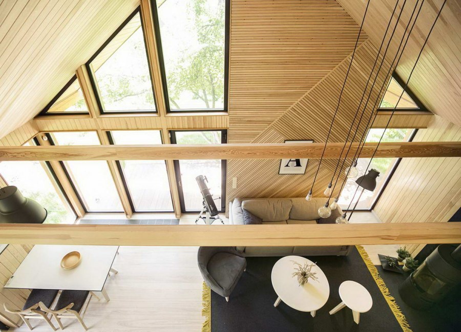 Небольшой каркасный дом в скандинавском стиле