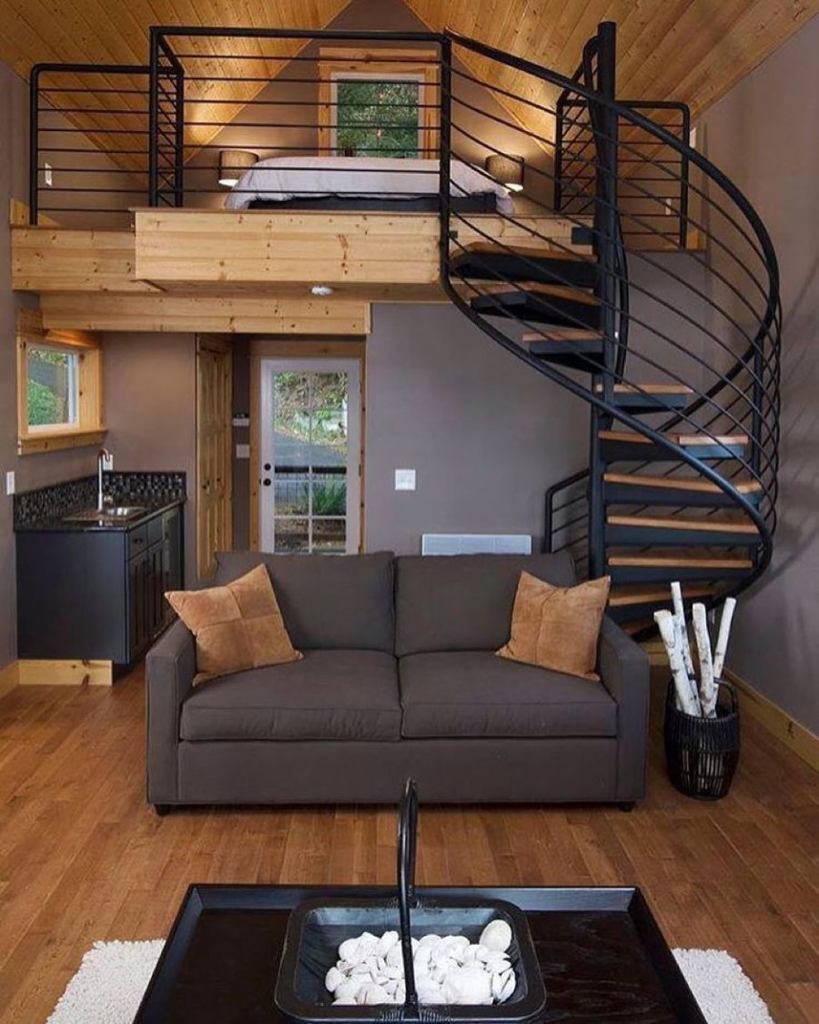 Маленькие домики с антресолью