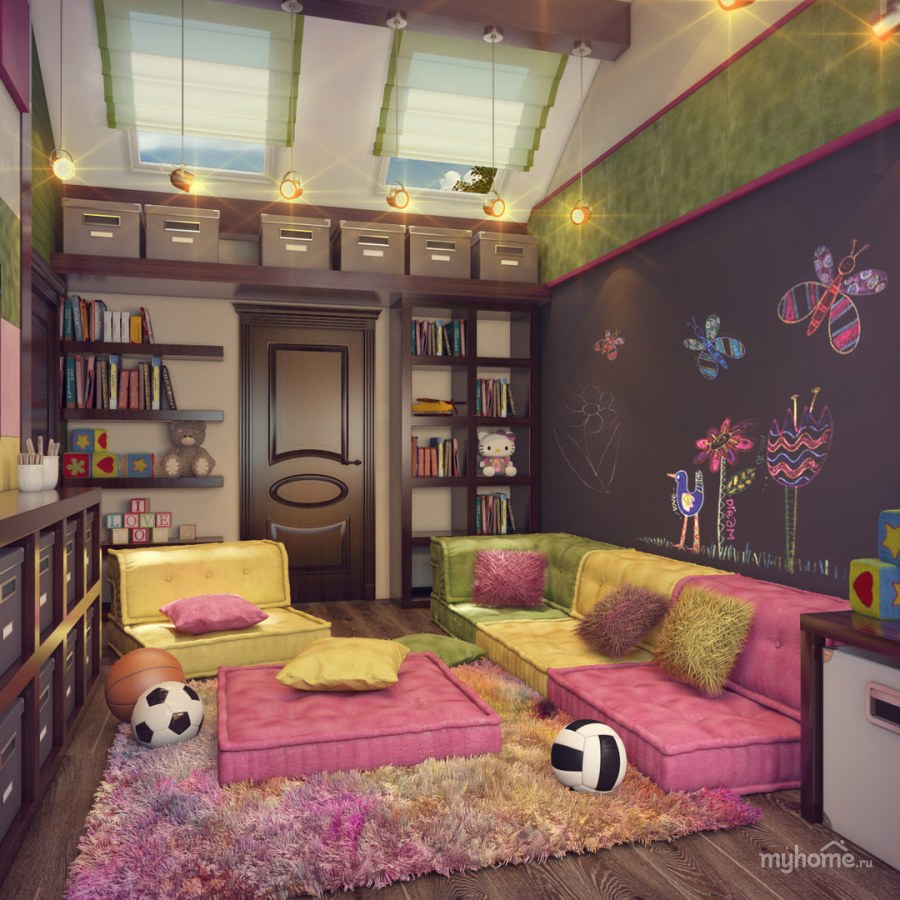 Интерьер игровой комнаты