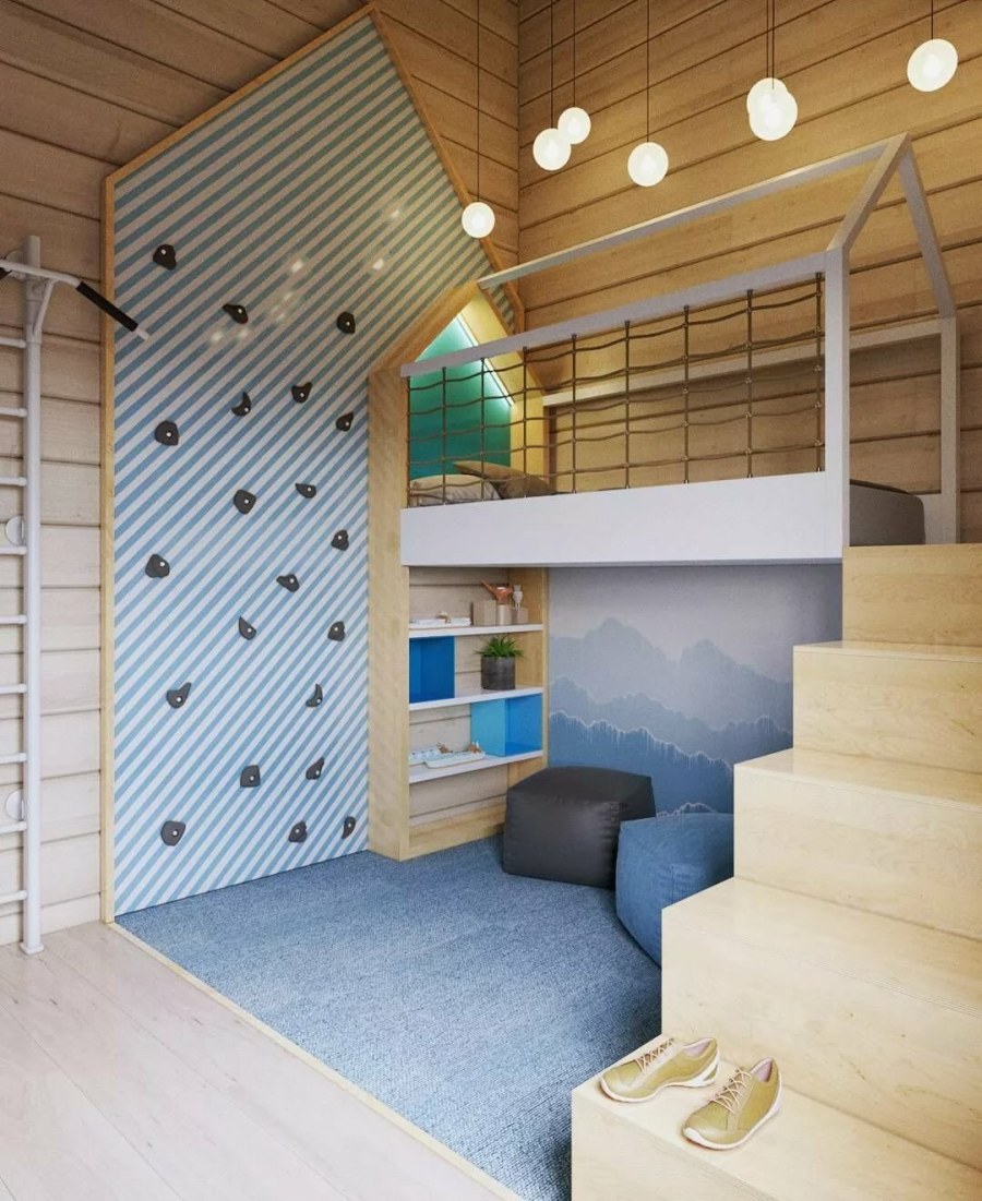 Интерьер детской комнаты в доме