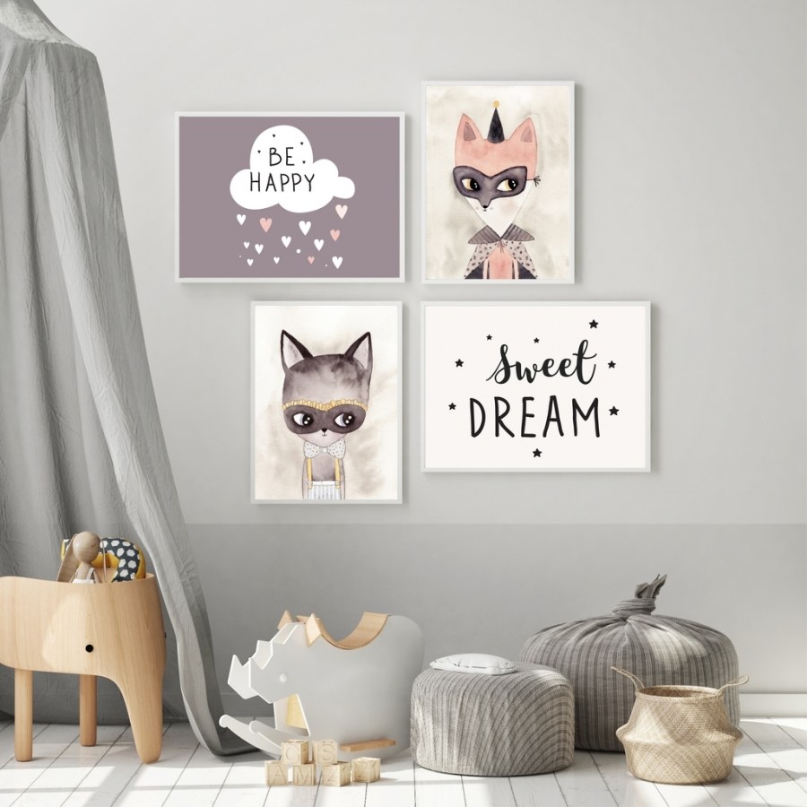 Спальня в стиле Сканди лофт