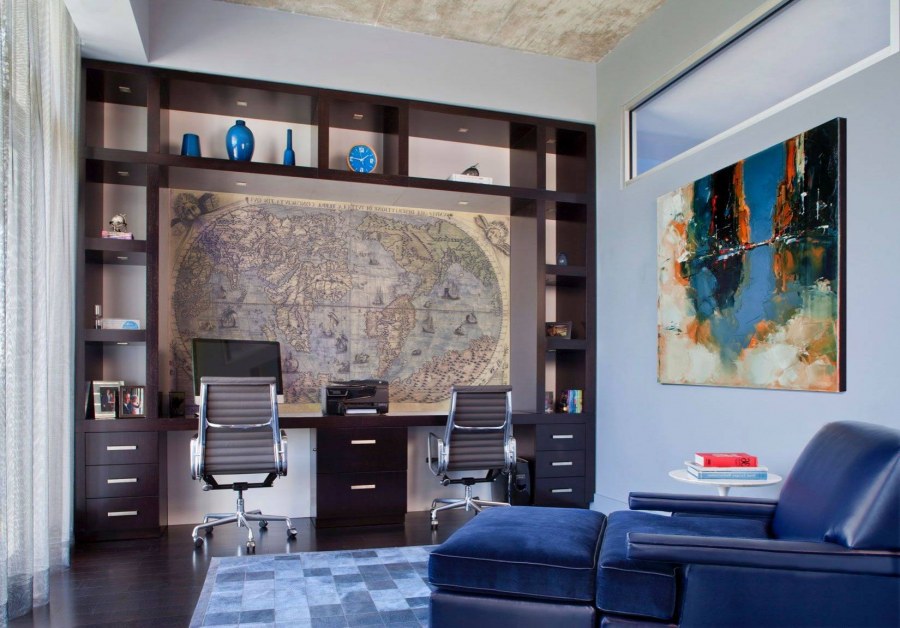 Кабинет в американском стиле