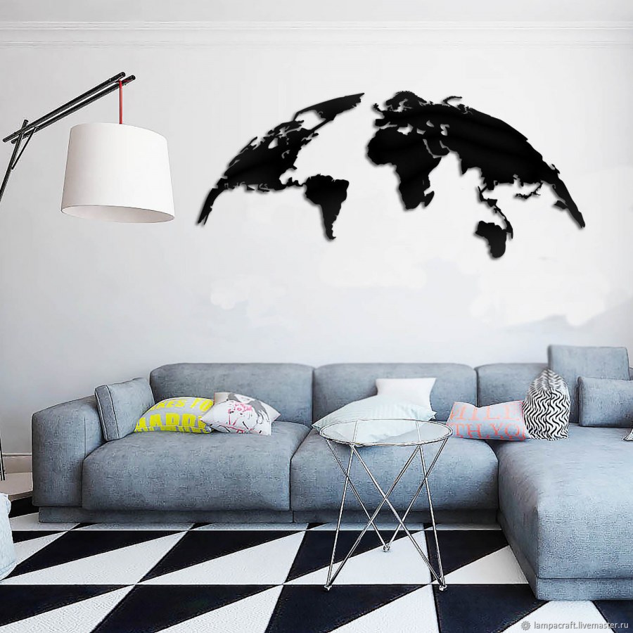 Декор на стену из металла