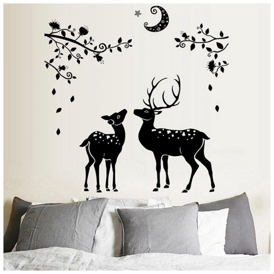 Новогодние интерьерные наклейки