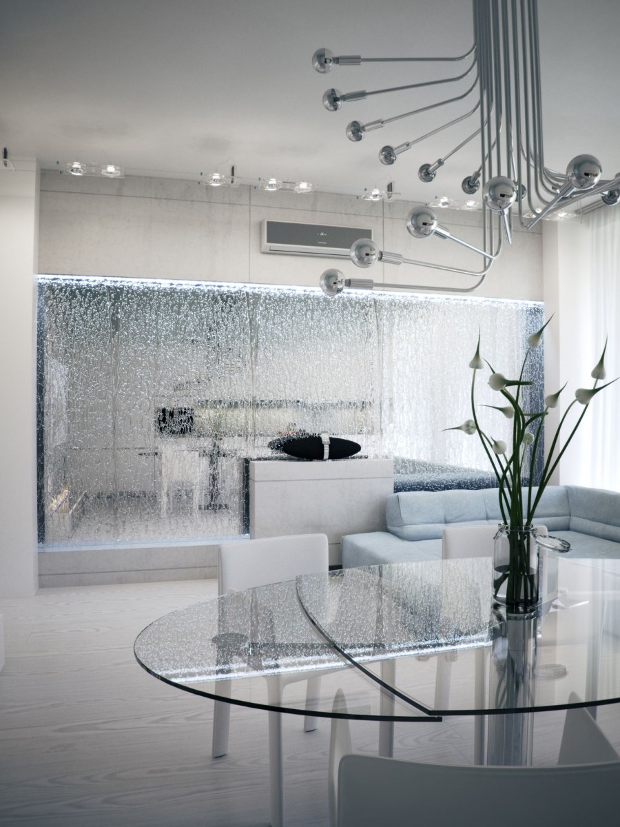 Стеклянные конструкции в интерьере