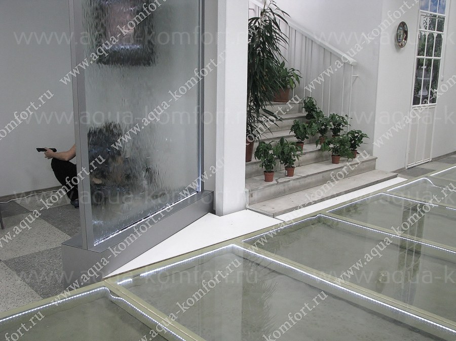 Водопад по стеклу вордхаки