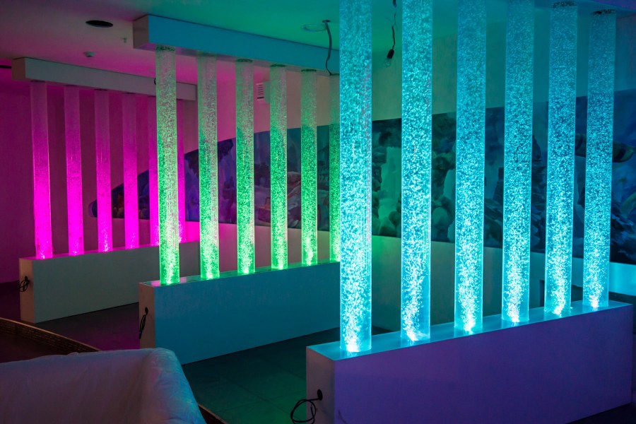 Воздушно-пузырьковая колонна для сенсорной комнаты