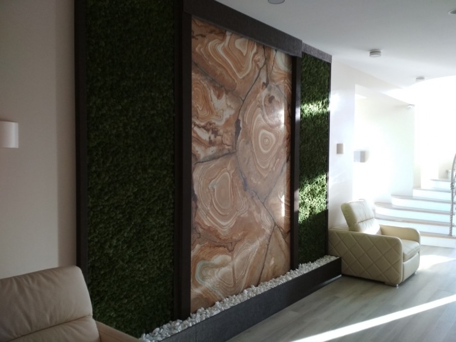 Стенка водопад в квартире