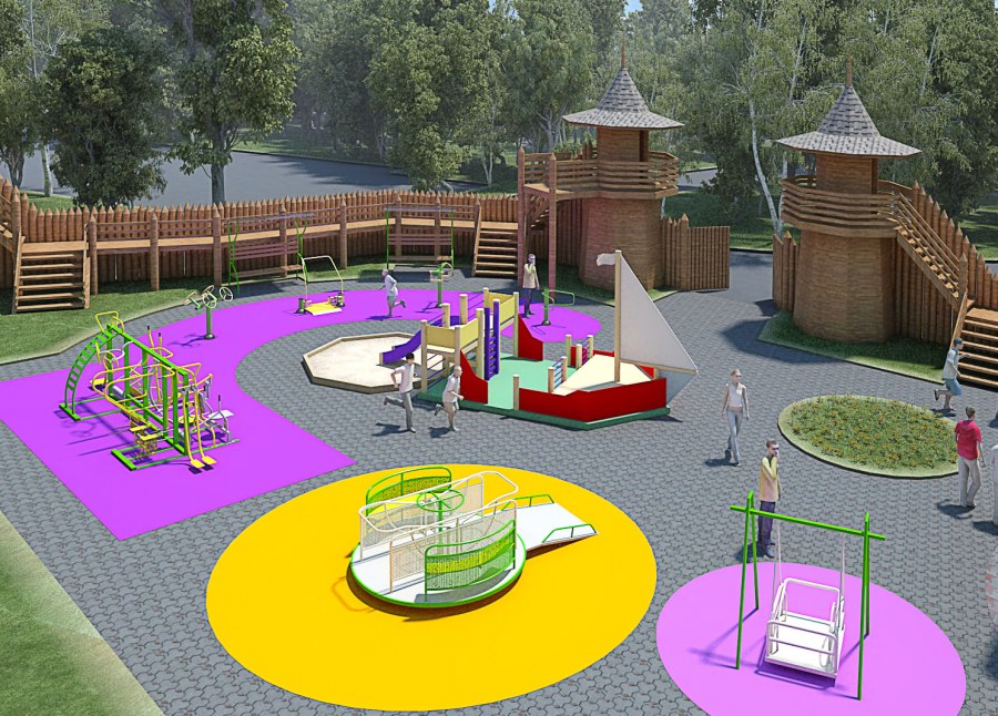 Проект детской площадки