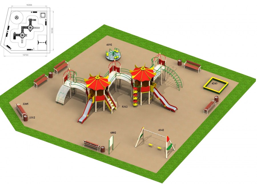 Детская спортивная площадка проект