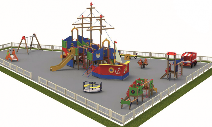 Небольшой проект детской игровой площадки