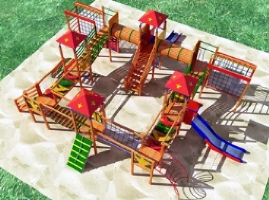 Детский городок план