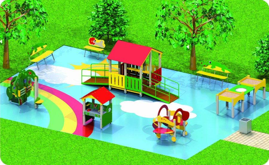 Детская площадка для детей с ограниченными возможностями