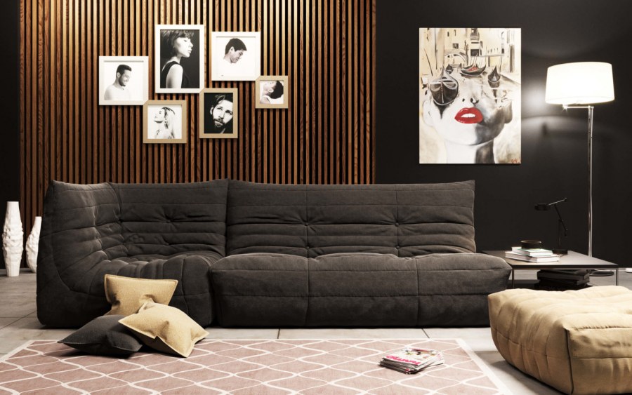 Бескаркасные диваны Гливер