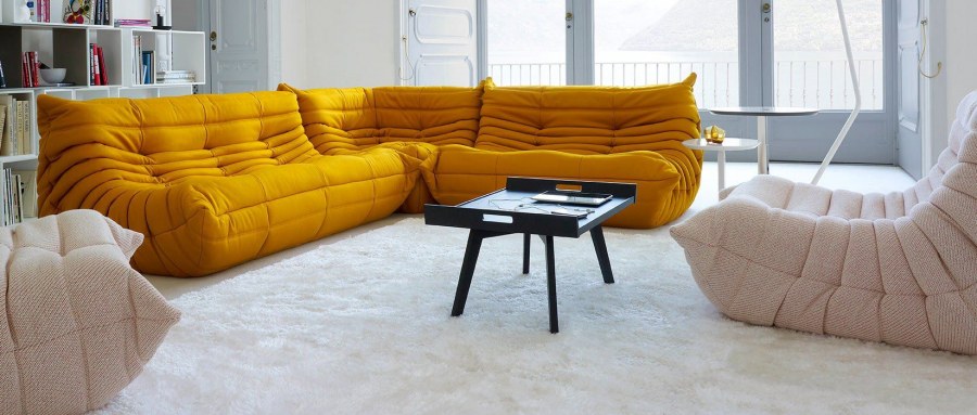 Серо коричневый диван