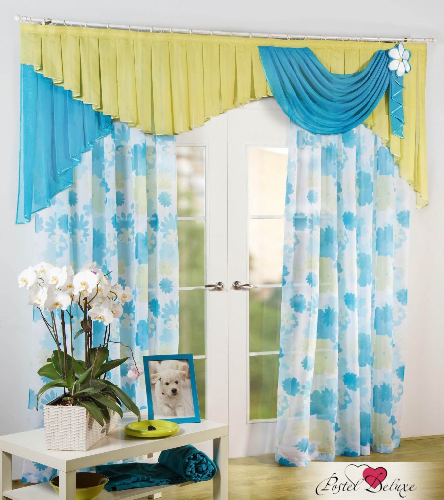 Шторы Pasionaria бирюзовый