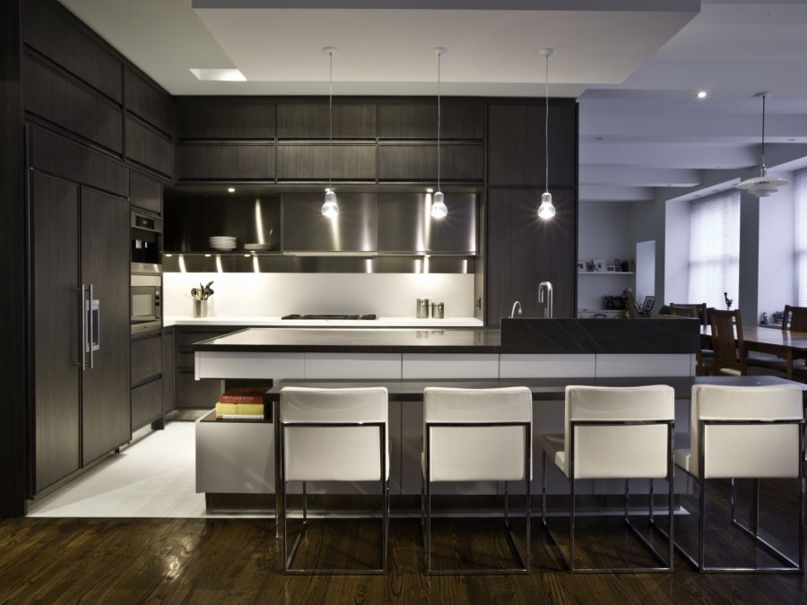 Стильная белая кухня