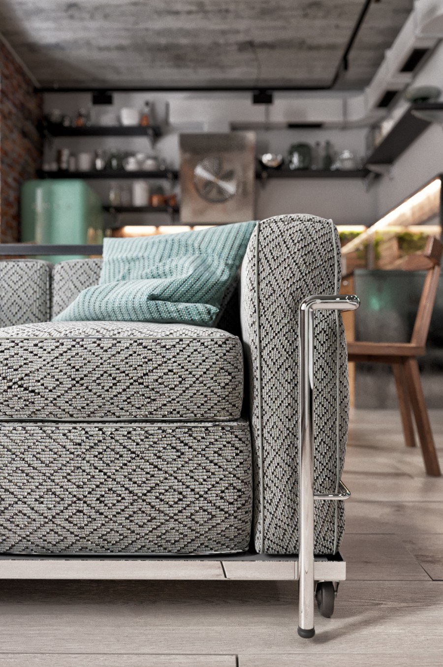 Современный интерьер студии