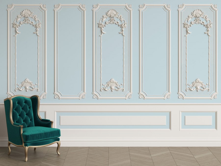 Стена с лепниной фон