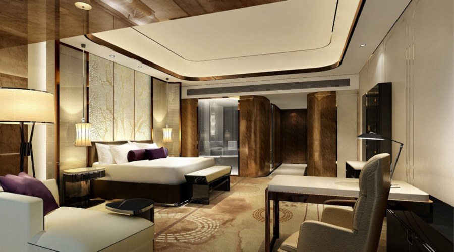 Спальня в стиле лакшери