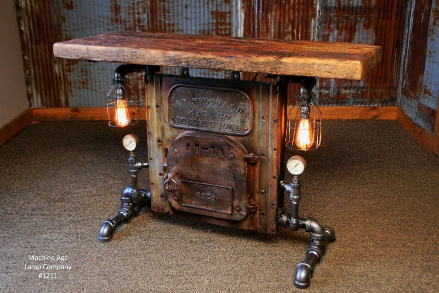 Стол в стиле стимпанк