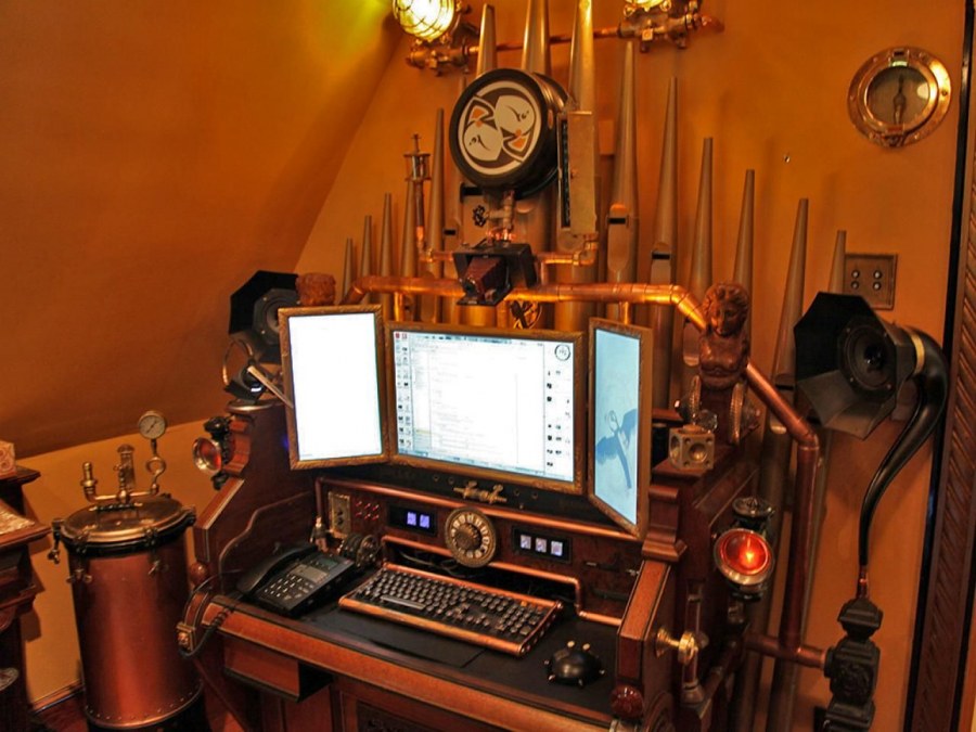 Стиль стимпанк в интерьере однокомнатной квартиры