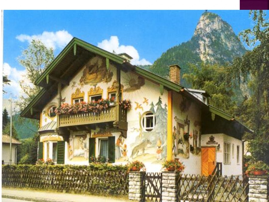 Бавария архитектура деревня