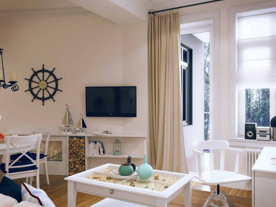 Квартира в морском стиле