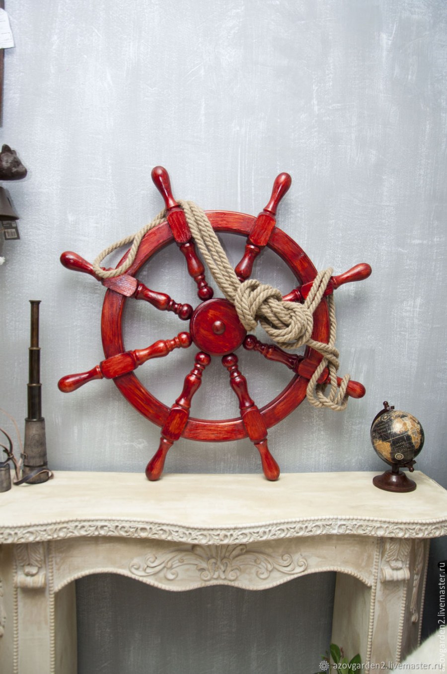 Отделка комнаты в морском стиле