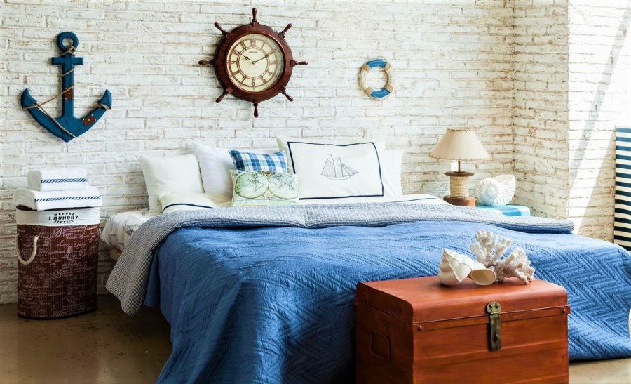 Спальня в морском стиле