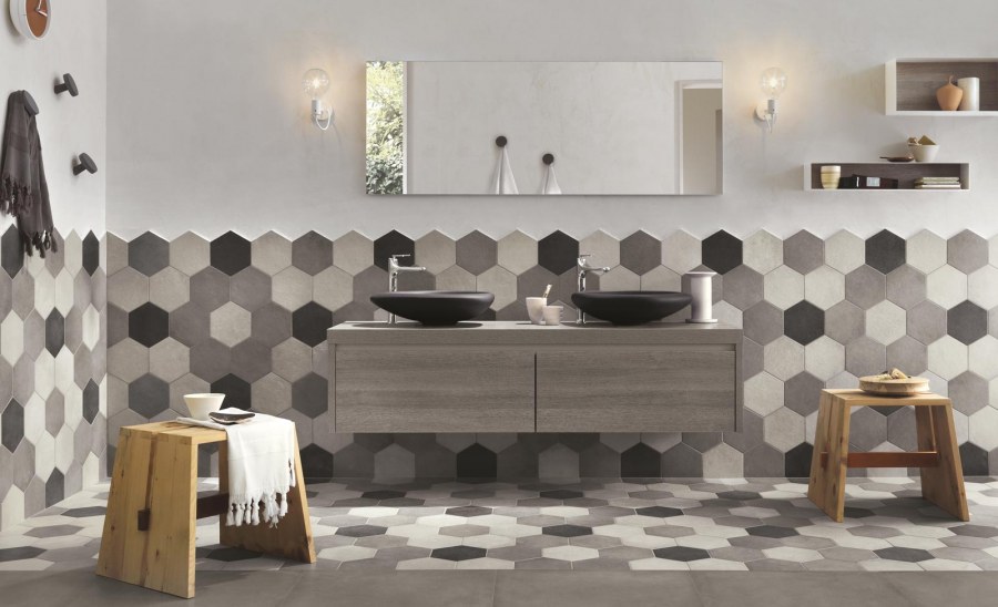 Плитка Ragno Rewind Decoro geometrico