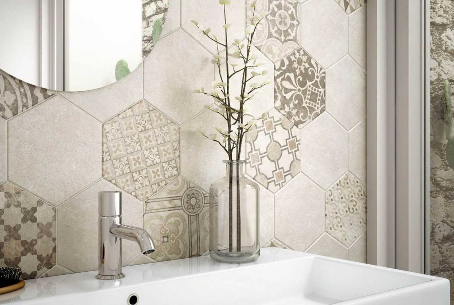 Керамогранит equipe Hexatile Cement