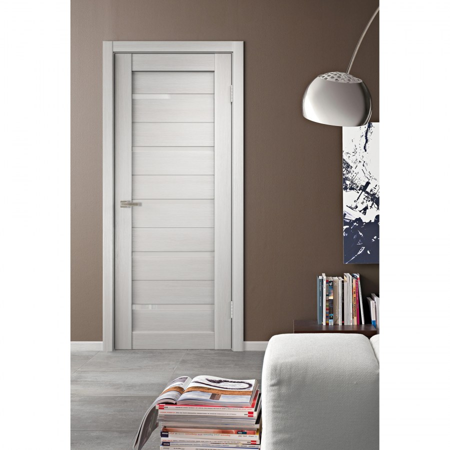 Дверь межкомнатная Дюплекс беленый дуб