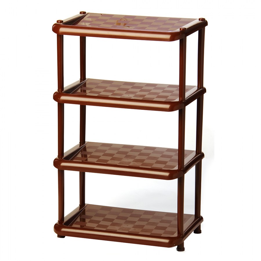 Этажерка "универсал" 4-х секц (коричневый)/м6530