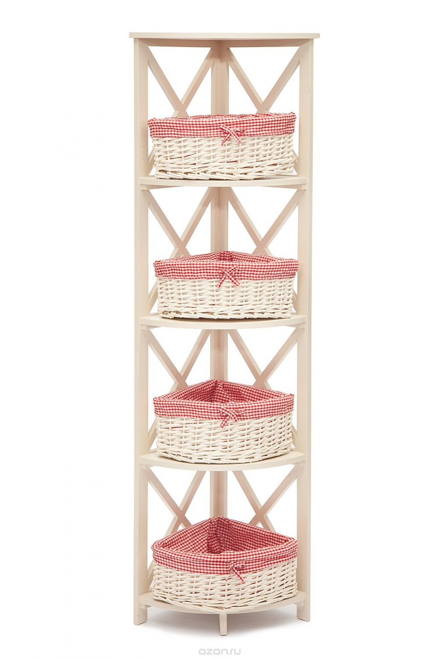 Этажерка угловая Secret de Maison «angulaire 4» pe-05, белая