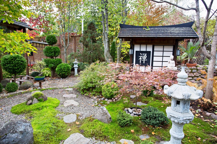 Японский садик на даче