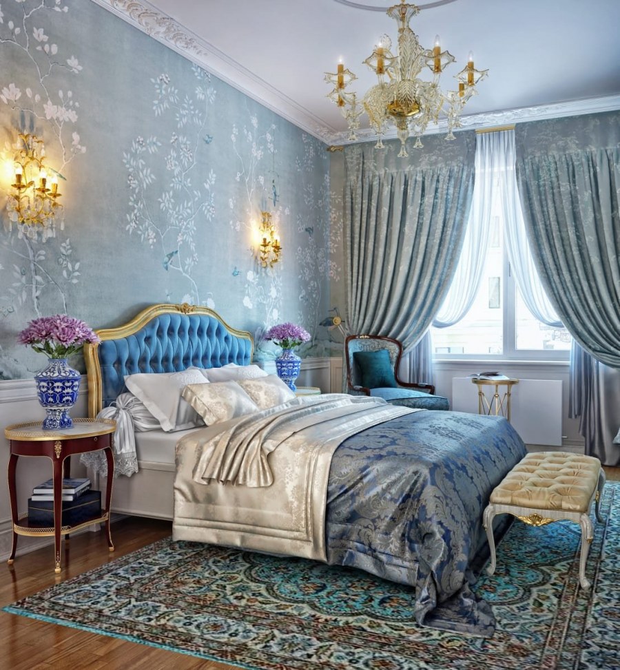 Шинуазри спальня