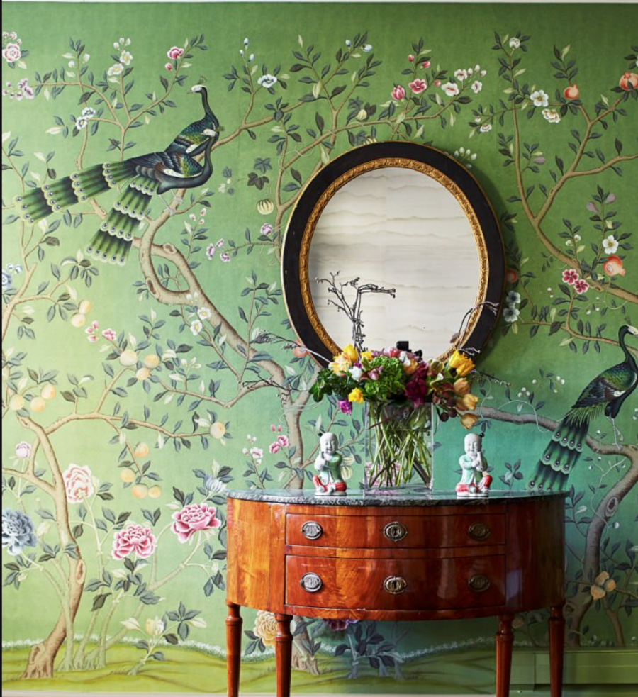 Стиль Шинуазри китайская ширма