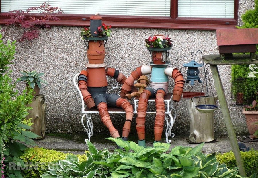 Креативные поделки для сада