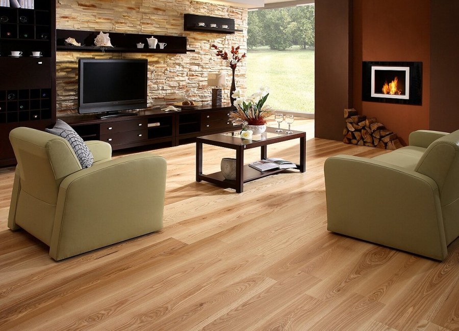 Обои ламинат в интерьере