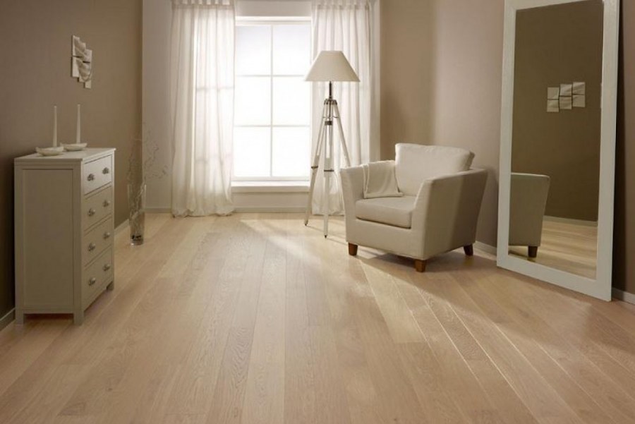 Паркетная доска Karelia Oak story Hamlet White