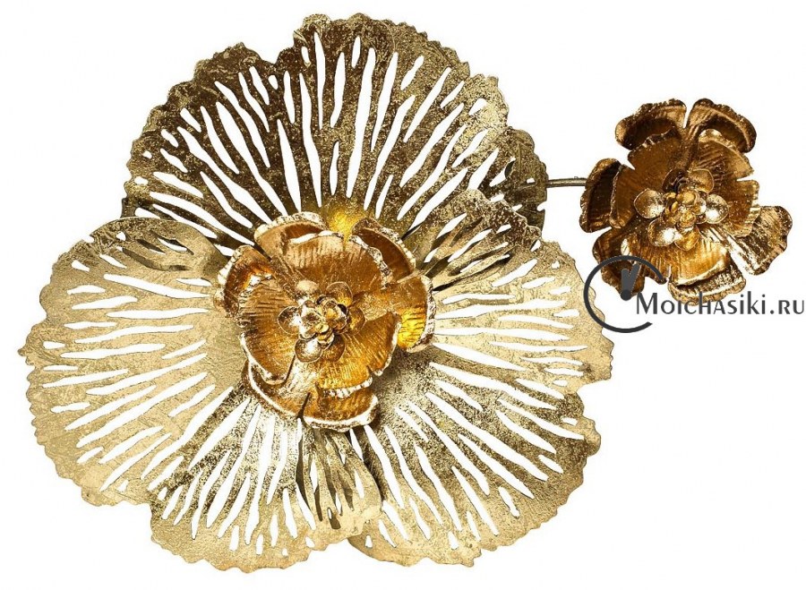 37sm-0851-a настенный декор цветы 45.7 57.2 6.4см