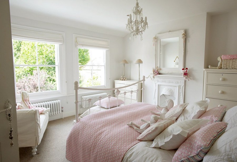 Розовая спальня в стиле Прованс