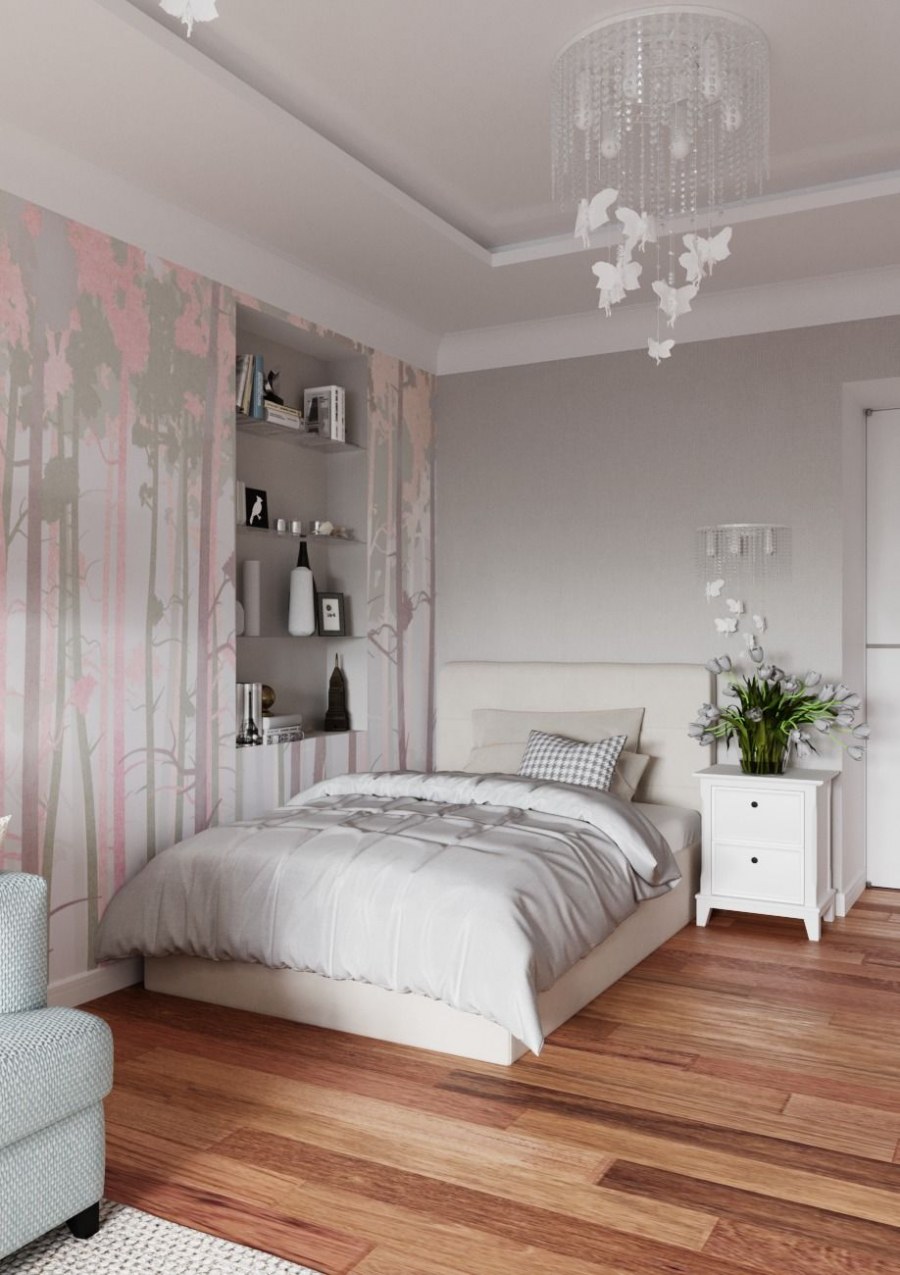 Спальня для девочки в скандинавском стиле