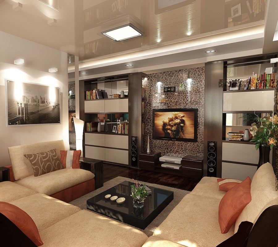 Проект гостиной