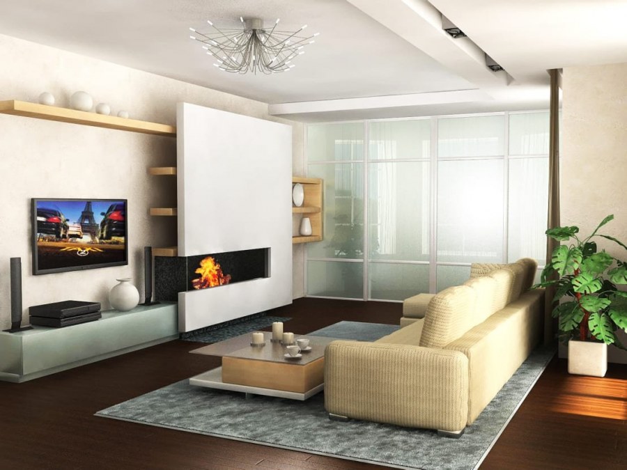 Дизайнерские решения для гостиной